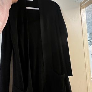 Long black old navy cardigan